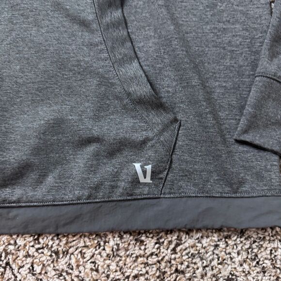 Vuori Sunday Element Hoodie Mens Medium Gray Drawstring Athleisure - Picture 3 of 9